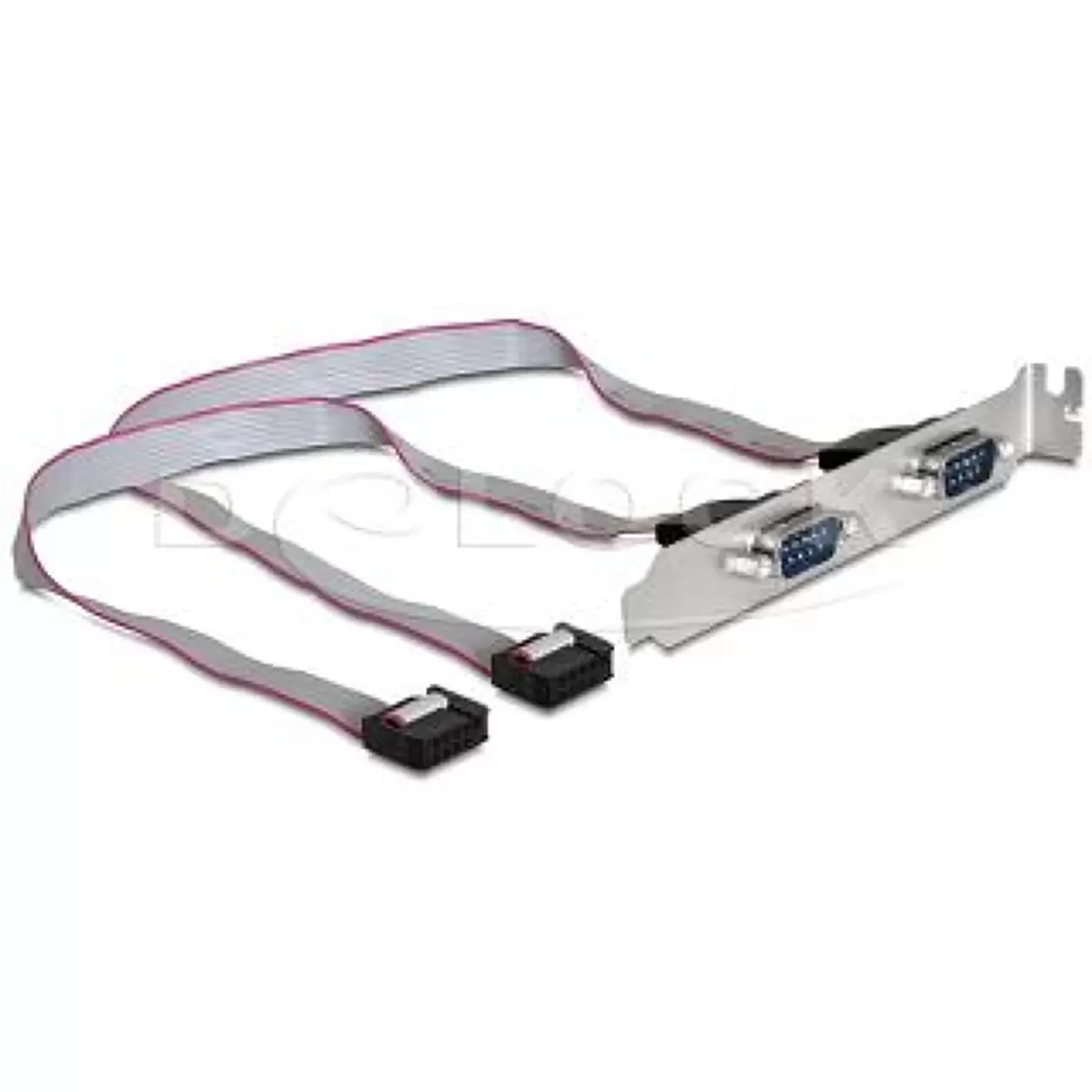 DELOCK Slot Bracket > 2x Serial